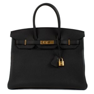 Hermès Birkin  35 Black 89 Togo 2013 Q