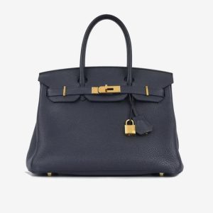 Hermès Birkin  30 Blue Nuit 2Z Togo 2016 X