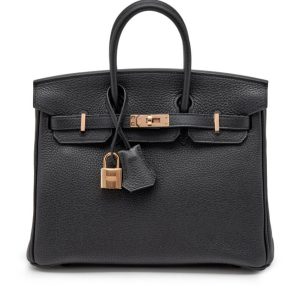 Hermès Birkin  25 Black 89 Togo 2021 Z