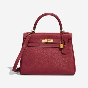Hermès Kelly  28 Rouge Grenat K1 Togo 2022 U