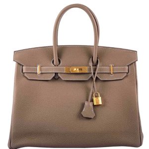 Hermès Birkin  35 Etoupe  18 Togo 2024 W