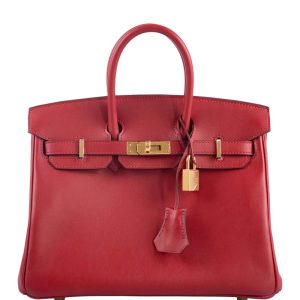 Hermès Birkin  25 Rouge Pivoine 2R Swift 2017 A