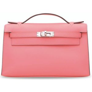 Hermès Kelly Pochette Rose Lipstick U5 Swift 2020 Y