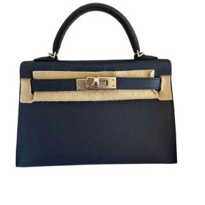 Hermès Kelly Sellier 20 Navy 7U Epsom 2023 B