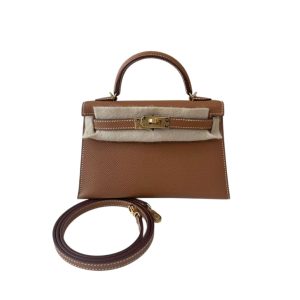 Hermès Kelly Sellier 20 Gold 37 Epsom 2022 U