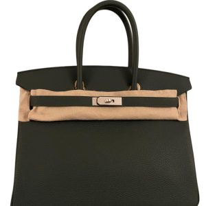 Hermès Birkin  35 Vert Fonce 67, Vert Vertigo U4 Togo 2024 W