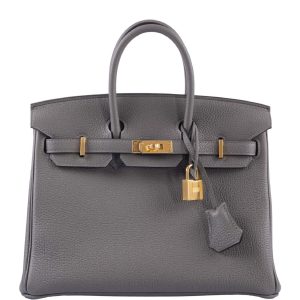 Hermès Birkin  25 Gris Meyer 0L Togo 2024 W