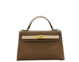 Hermès Kelly Sellier 20 Craie  10, Etoupe  18 Epsom 2024 W