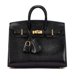 Hermès Birkin Sellier 20 Black 89 Lizard 2024 W