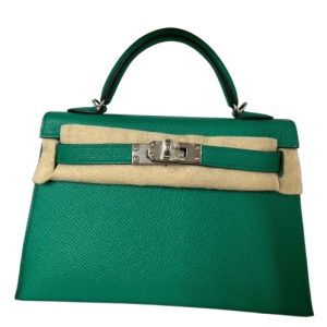 Hermès Kelly Sellier 20 Vert Vertigo U4 Epsom 2023 B