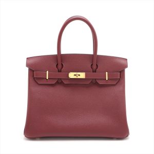 Hermès Birkin  30 Rouge H 55 Epsom 2005 I