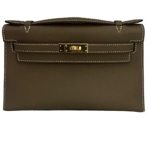 Hermès Kelly Pochette N/A Etoupe  18 Swift 2024 W