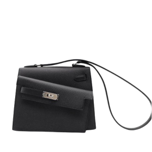 Hermès Kelly En Desordre & Sellier 20 Black 89 Epsom 2024 W