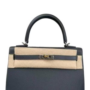 Hermès Kelly Sellier 25 Ardoise 85 Epsom 2024 W