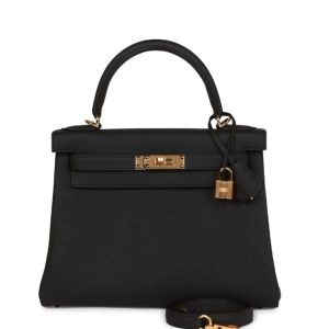 Hermès Kelly  28 Black 89 Togo 2024 W