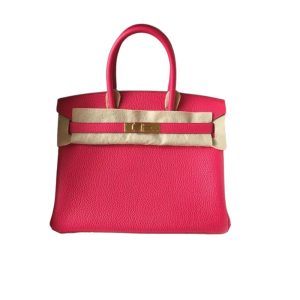 Hermès Birkin  30 Rose Extreme I6 Togo 2018 C
