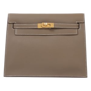 Hermès Kelly Danse Etoupe  18 Swift 2023 B