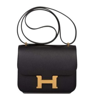 Hermès Constance  18 Black 89 Epsom 2021 Y