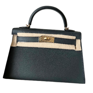 Hermès Kelly Sellier 20 Gris Misty H0 Epsom 2024 W