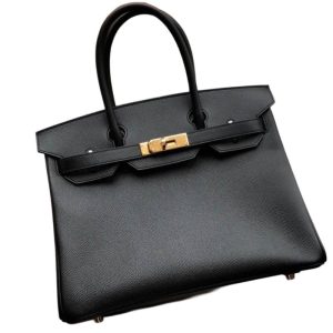 Hermès Birkin  30 Black 89 Epsom 2016 X