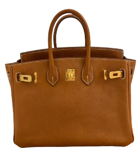 Hermès Birkin  25 Gold 37 Barenia 2021 Z