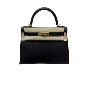 Hermès Kelly Sellier 28 Black 89 Epsom 2022 U