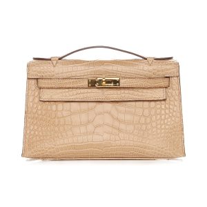 Hermès Kelly Pochette Chai 0M Alligator Matt 2024 W