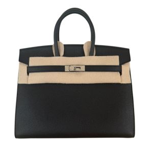 Hermès Birkin Sellier 25 Black 89 Epsom 2024 W