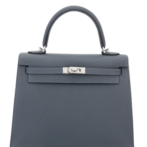 Hermès Kelly Sellier 25 Gris Misty H0 Epsom 2024 W
