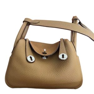 Hermès Lindy  Mini Biscuit 01P Clemence 2023 B