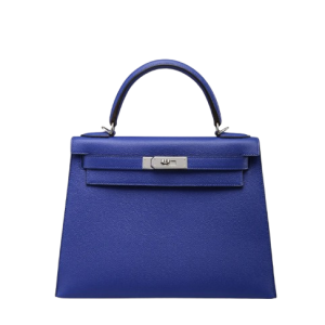 Hermès Kelly Sellier 28 Blue Electric 7T Epsom 2023 U