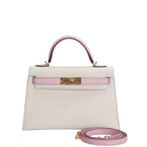 Hermès Kelly Bicolor & HSS & Sellier 20 Nata I2, Rose Sakura 3Q Chevre Myzore 2024 B