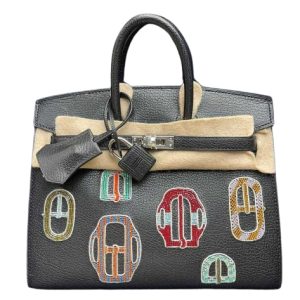 Hermès Birkin Casaque & Sellier 20 Black 89 Chevre Myzore 2024 W