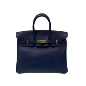 Hermès Birkin  25 Blue Saphir T7 Epsom 2014 R