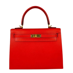 Hermès Kelly Sellier 25 Capucine 9T Chevre Myzore 2023 B