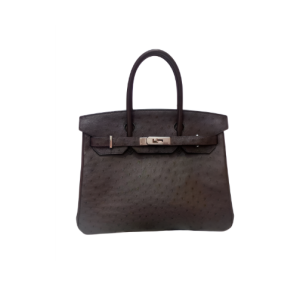 Hermès Birkin  30 Chocolat  47 Ostrich 2010 N