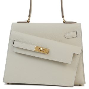 Hermès Kelly Sellier & En Desordre 20 Craie  10 Epsom 2024 W