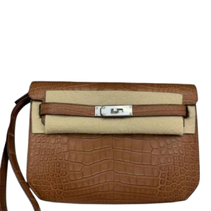 Hermès Kelly Depeche 25 Gold 37 Alligator Matt 2023 B