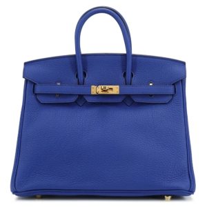 Hermès Birkin  25 Blue Royale 08 Togo 2022 U