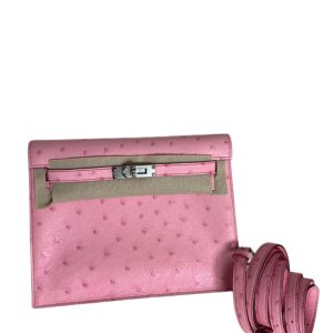 Hermès Kelly Danse Bubblegum L4 Ostrich 2022 U