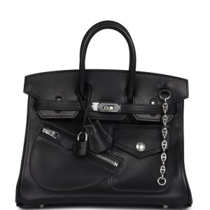 Hermès Birkin Rock 25 Black 89 Volupto 2024 B