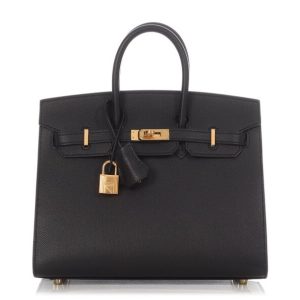 Hermès Birkin Sellier 25 Black 89 Epsom 2024 W