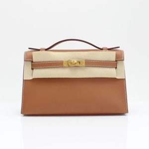 Hermès Kelly Pochette Gold 37 Swift 2020 Y