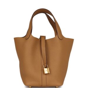 Hermès Picotin  18 Biscuit 01P Clemence 2021 Z