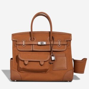 Hermès Birkin Cargo 35 Gold 37 Toile, Swift 2023 U