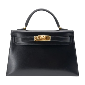 Hermès Kelly Sellier 20 Black 89 Box 2024 W