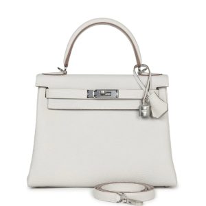 Hermès Kelly  28 Gris Pale M4 Togo 2023 B