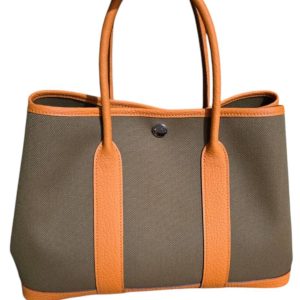 Hermès Garden Party  30 Alezan 3G, Orange H 93 Negonda, Toile 2024 W