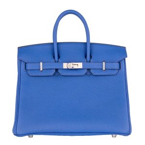 Hermès Birkin  25 Blue Royale 08 Togo 2022 U
