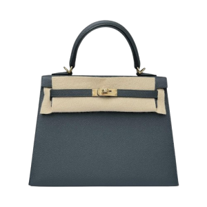 Hermès Kelly Sellier 25 Gris Misty H0 Epsom 2024 W